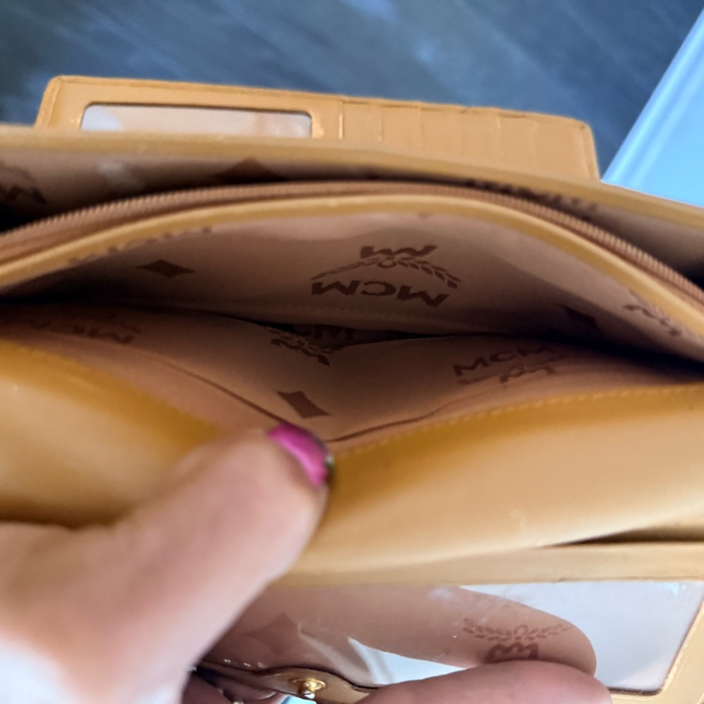 MCM Cognac Visetos Wallet - Picture 10 of 11